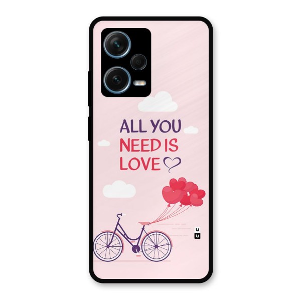Cycle Of Love Metal Back Case for Redmi Note 12 Pro Plus 5G