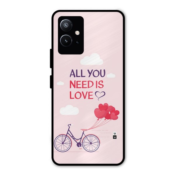 Cycle Of Love Metal Back Case for Vivo T1 5G