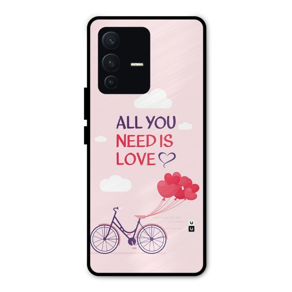 Cycle Of Love Metal Back Case for Vivo V23 Pro