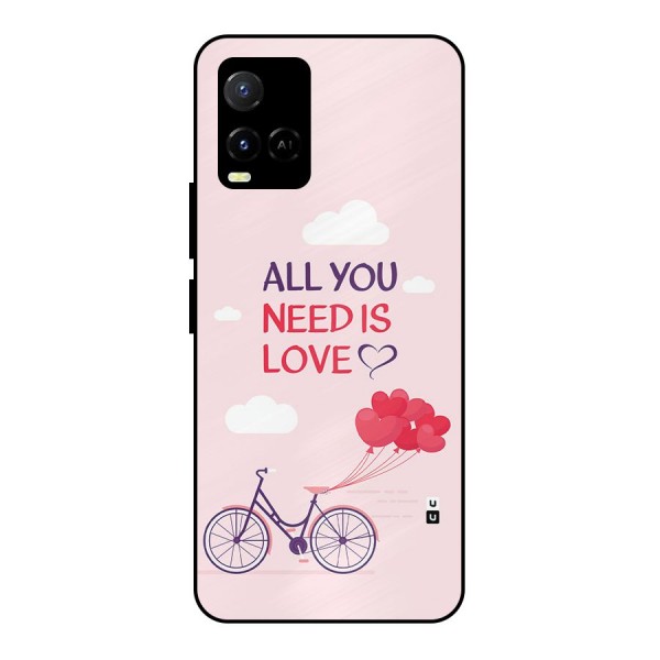 Cycle Of Love Metal Back Case for Vivo Y21T