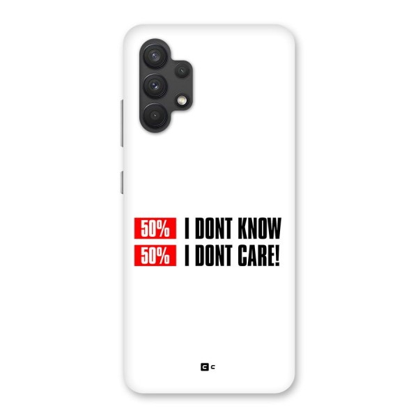 D Dont Know Back Case for Galaxy A32