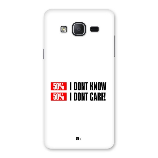 D Dont Know Back Case for Galaxy On7 2015