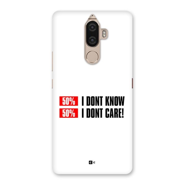 D Dont Know Back Case for Lenovo K8 Note
