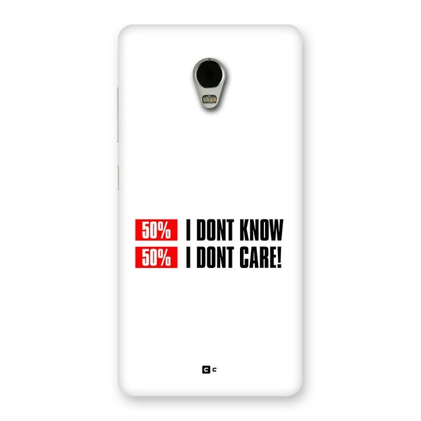 D Dont Know Back Case for Lenovo Vibe P1