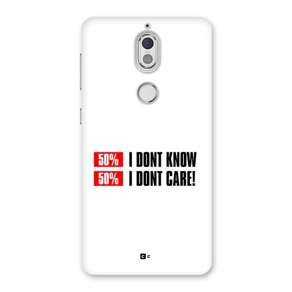 D Dont Know Back Case for Nokia 7