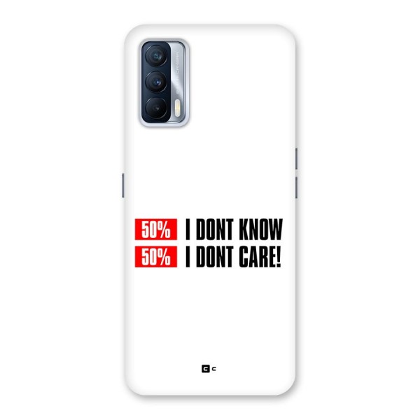 D Dont Know Back Case for Realme X7