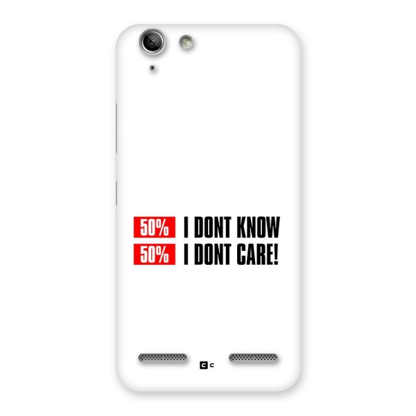 D Dont Know Back Case for Vibe K5