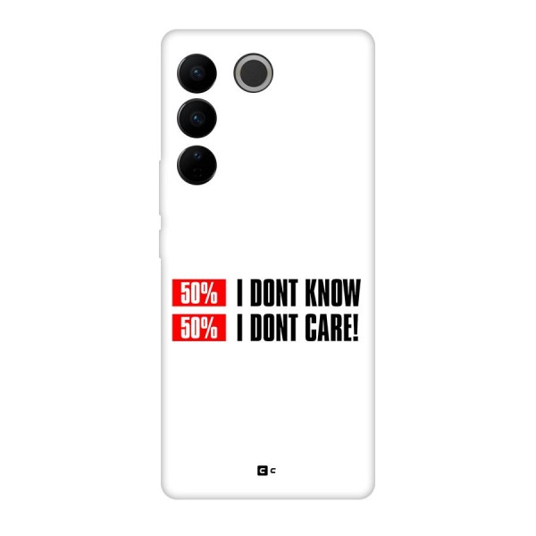 D Dont Know Back Case for Vivo V27