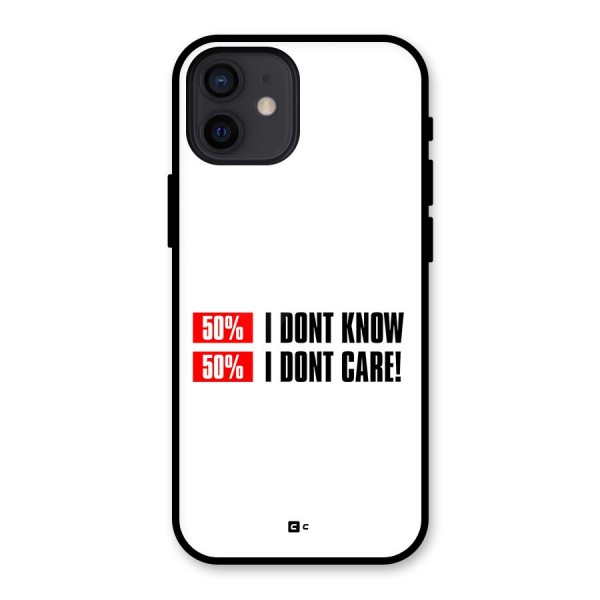 D Dont Know Back Case for iPhone 12