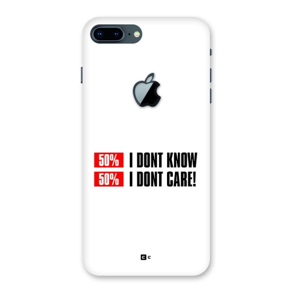 D Dont Know Back Case for iPhone 7 Plus Apple Cut