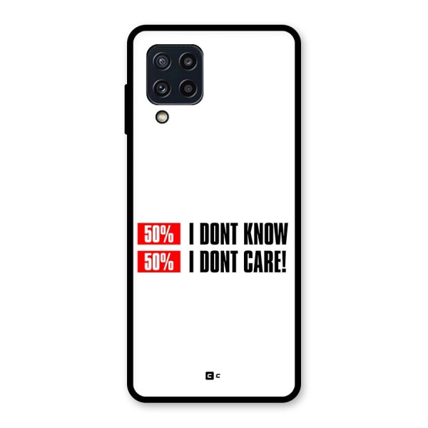 D Dont Know Glass Back Case for Galaxy M32