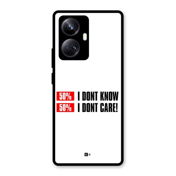 D Dont Know Glass Back Case for Realme 10 Pro Plus
