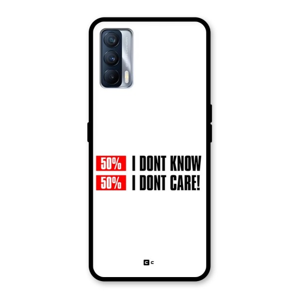 D Dont Know Glass Back Case for Realme X7