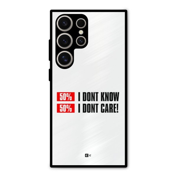 D Dont Know Metal Back Case for Galaxy S24 Ultra