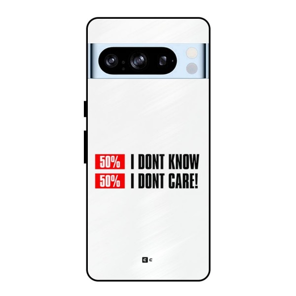 D Dont Know Metal Back Case for Google Pixel 8 Pro
