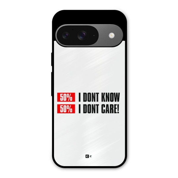 D Dont Know Metal Back Case for Google Pixel 9