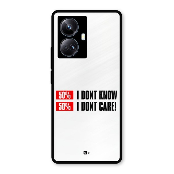 D Dont Know Metal Back Case for Realme 10 Pro Plus