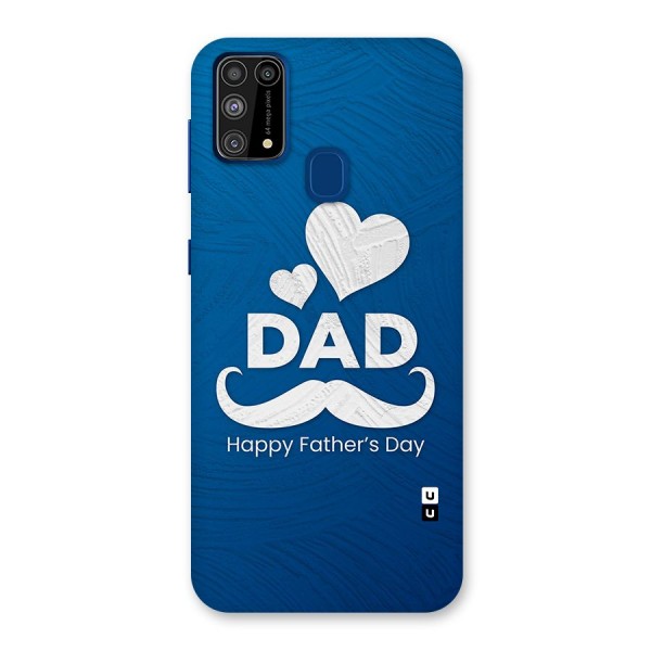 Dad Happy Fathers Day Glass Back Case for Galaxy F41
