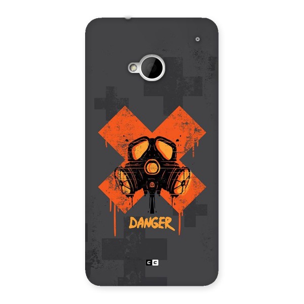 Danger Mask Back Case for One M7 (Single Sim)
