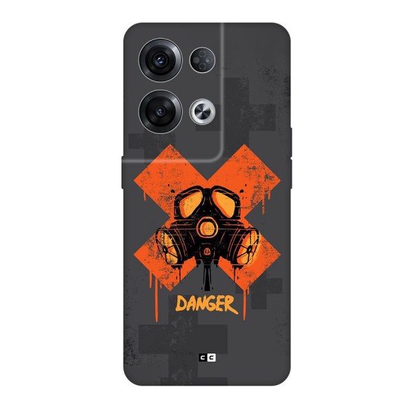 Danger Mask Back Case for Oppo Reno8 Pro 5G
