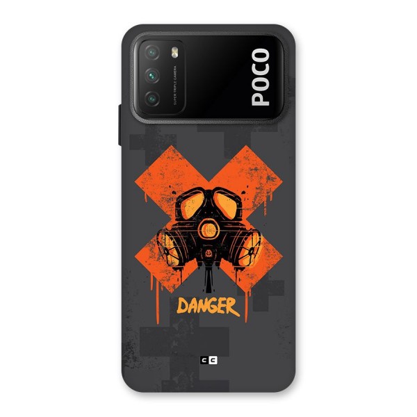 Danger Mask Back Case for Poco M3