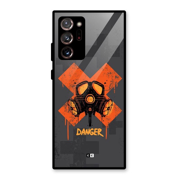 Danger Mask Glass Back Case for Galaxy Note 20 Ultra 5G