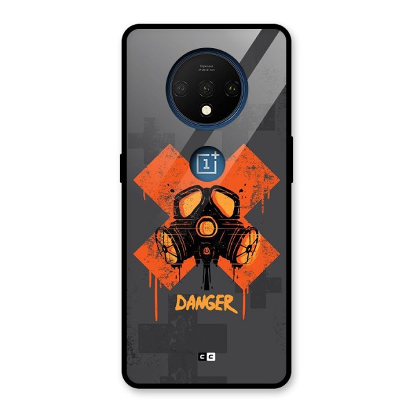 Danger Mask Glass Back Case for OnePlus 7T