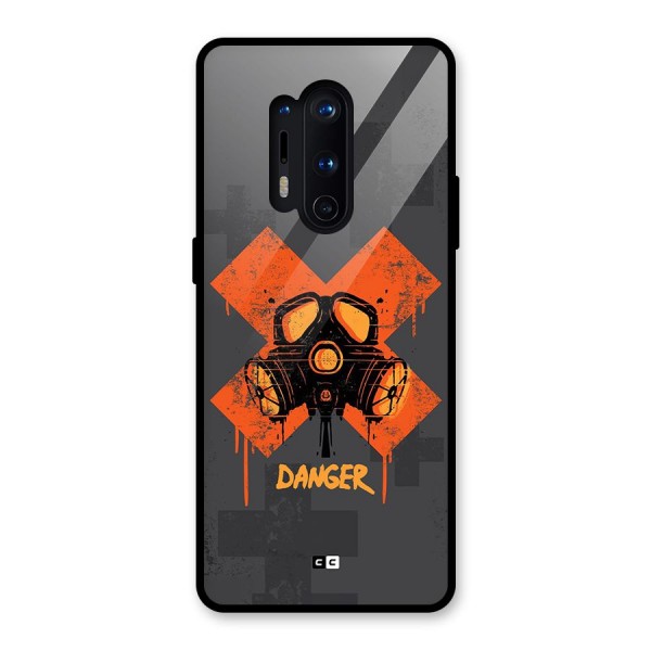 Danger Mask Glass Back Case for OnePlus 8 Pro