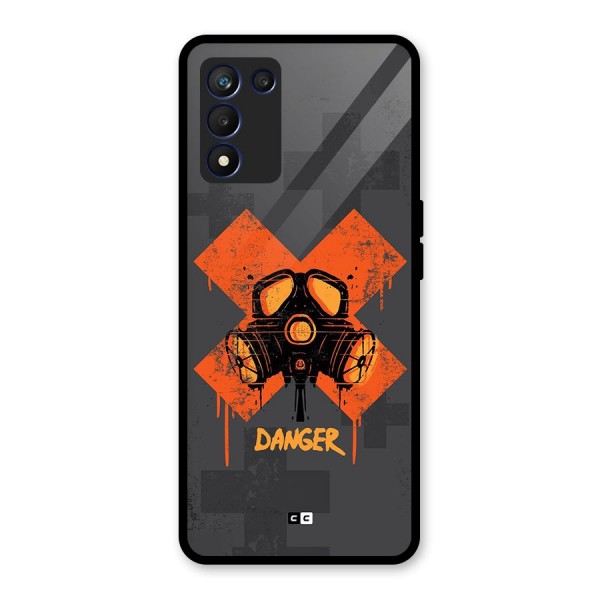 Danger Mask Glass Back Case for Realme 9 5G Speed