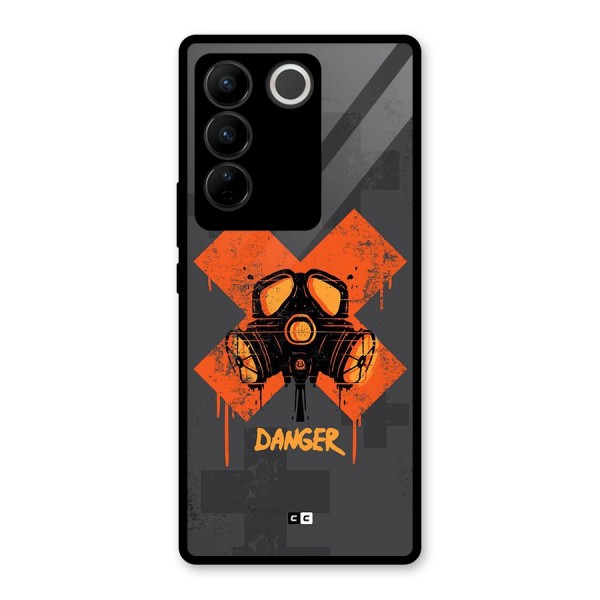 Danger Mask Glass Back Case for Vivo V27