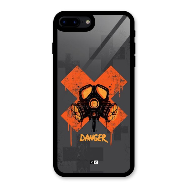 Danger Mask Glass Back Case for iPhone 8 Plus