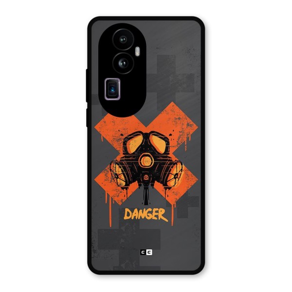 Danger Mask Metal Back Case for Oppo Reno10 Pro Plus