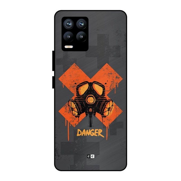 Danger Mask Metal Back Case for Realme 8 Pro