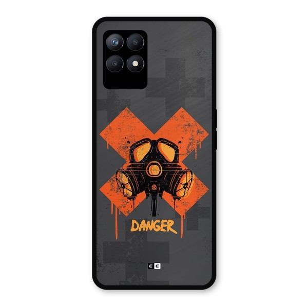 Danger Mask Metal Back Case for Realme 8i