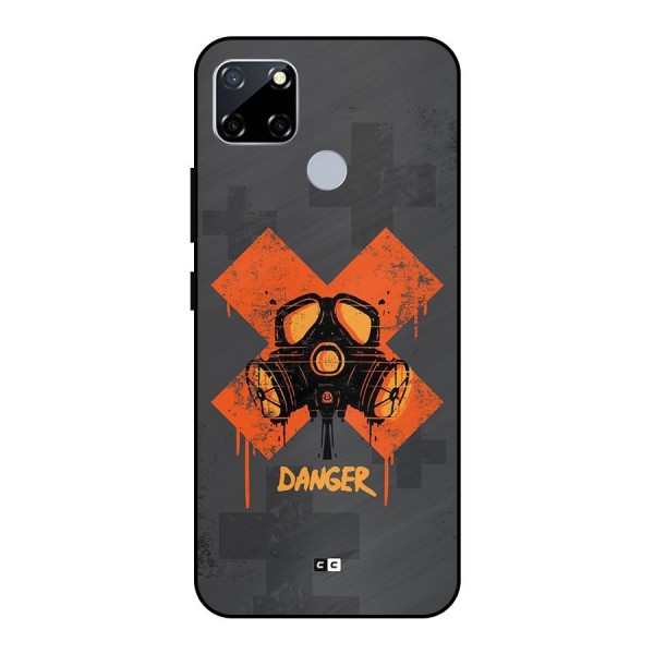 Danger Mask Metal Back Case for Realme Narzo 30A