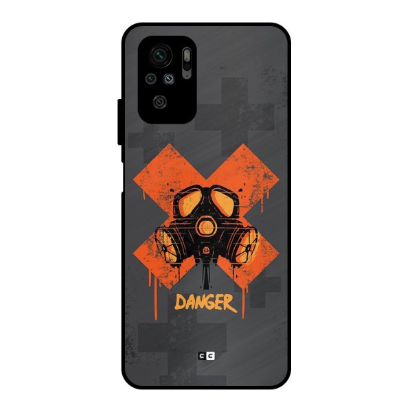 Danger Mask Metal Back Case for Redmi Note 10S