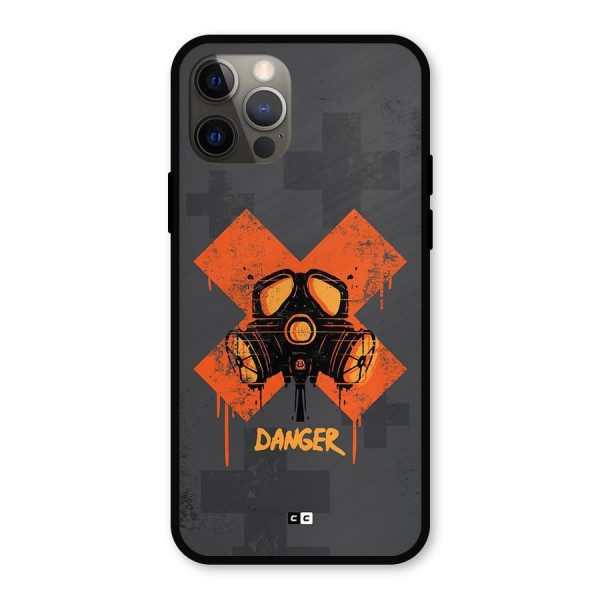 Danger Mask Metal Back Case for iPhone 12 Pro