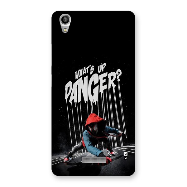 Danger Up Back Case for Lava Pixel V1