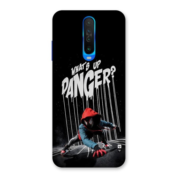 Danger Up Back Case for Poco X2
