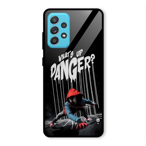 Danger Up Glass Back Case for Galaxy A52