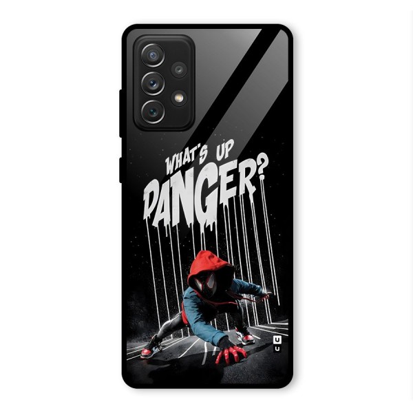 Danger Up Glass Back Case for Galaxy A72