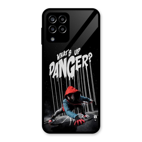 Danger Up Glass Back Case for Galaxy M33