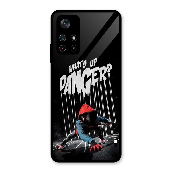 Danger Up Glass Back Case for Poco M4 Pro 5G