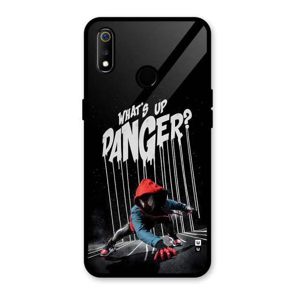Danger Up Glass Back Case for Realme 3