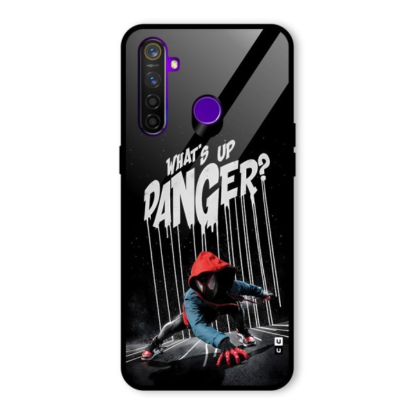 Danger Up Glass Back Case for Realme 5 Pro