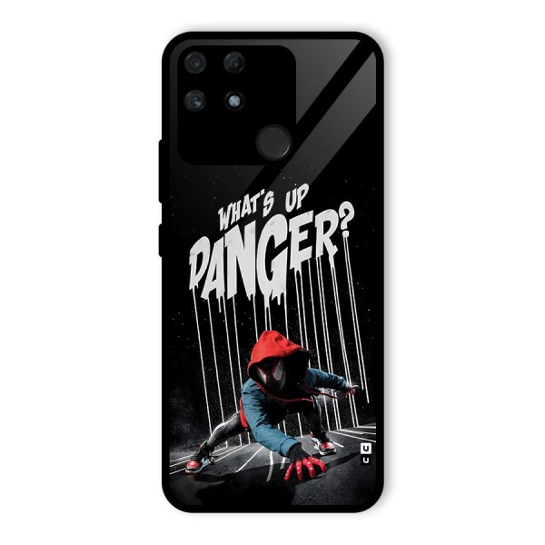Danger Up Glass Back Case for Realme Narzo 50A