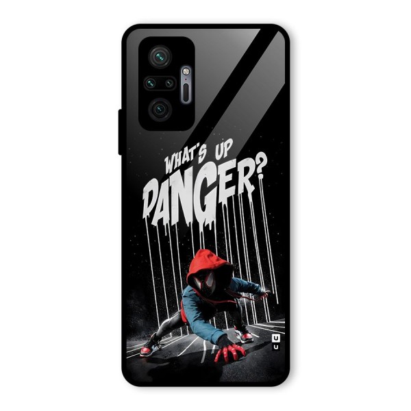 Danger Up Glass Back Case for Redmi Note 10 Pro Max