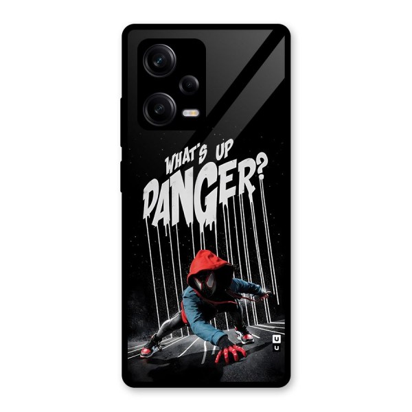 Danger Up Glass Back Case for Redmi Note 12 Pro