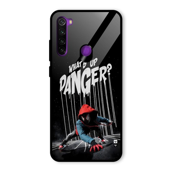 Danger Up Glass Back Case for Redmi Note 8