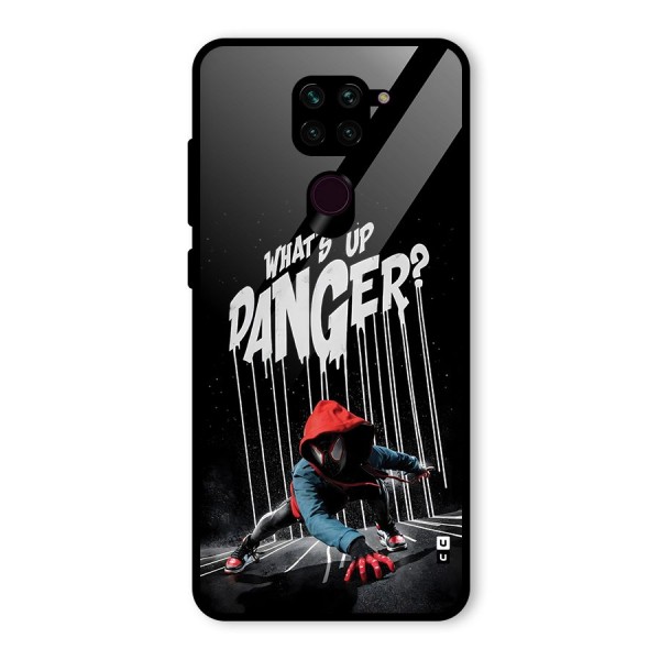 Danger Up Glass Back Case for Redmi Note 9